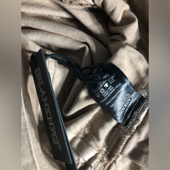 NWT Blank NYC Little Mermaid Paperbag Waist Trousers in Brown with Rope Belt - L - Picture 4 of 6